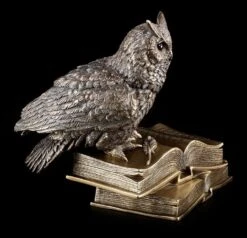 Weise Eule - Figur Sitzend Auf Büchern -Veronese 11589 6 weise eule 6 1280x1280