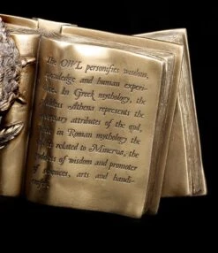 Weise Eule - Figur Sitzend Auf Büchern -Veronese 11589 7 weise eule 7 1280x1280