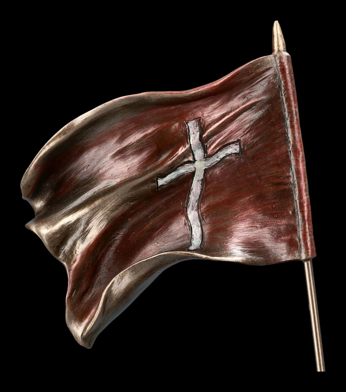 Ritter Figur - Templer Reiter mit Flagge Ritter Figur - Templer Reiter Mit Flagge -Veronese 2D 708 7709 Ritter Figur Templer Reiter mit