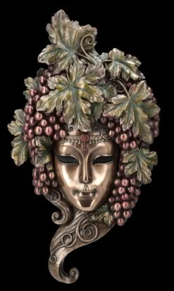 Venezianische Maske Bronziert - Bacchus