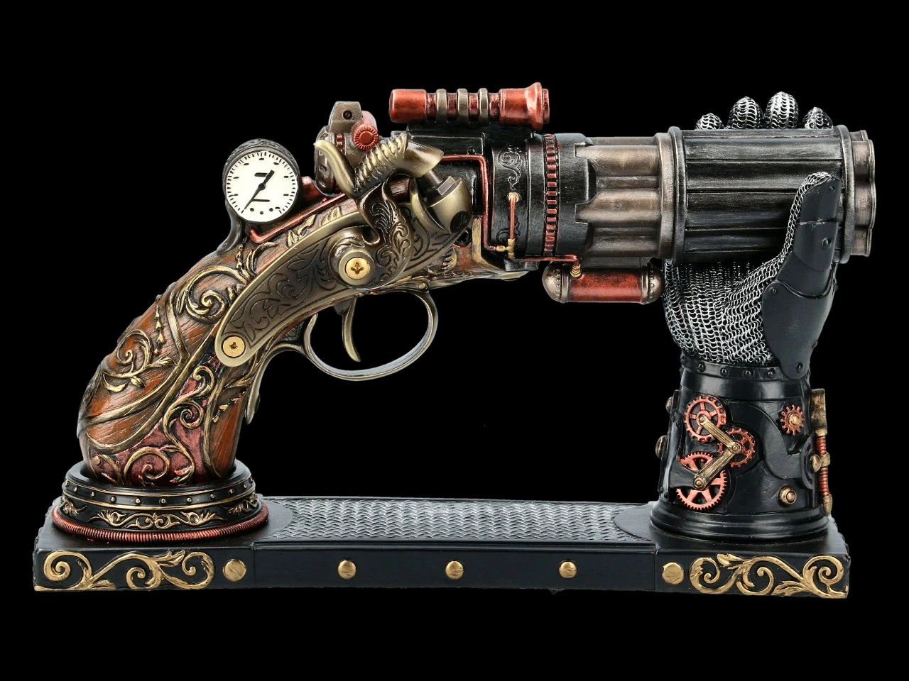 Steampunk Pistole mit Hand-Halterung Steampunk Pistole Mit Hand-Halterung -Veronese 2D FS13054 Steampunk Pistole mit Hand