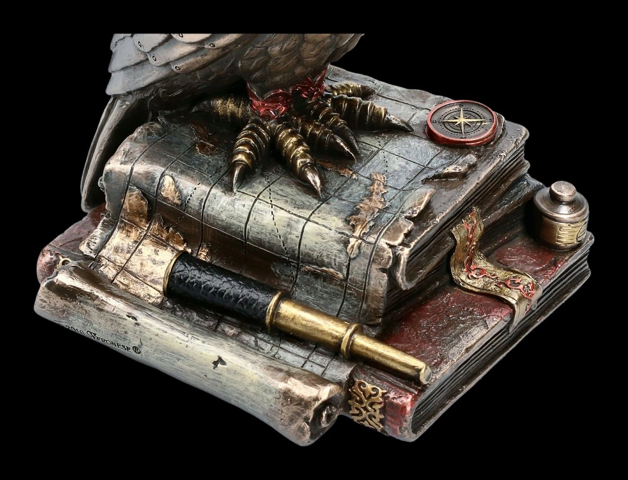 Steampunk Figur - Eule Wissensdurst Steampunk Figur - Eule Wissensdurst -Veronese 2D FS14324 Steampunk Figur Eule