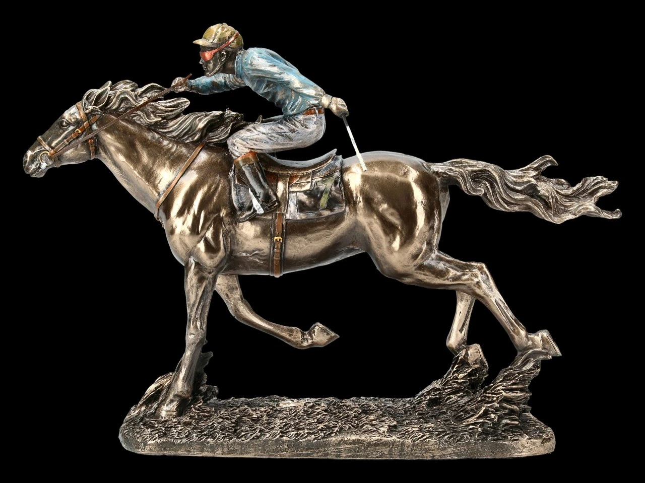 Jockey Figur - Reiter Nr. 7 Jockey Figur - Reiter Nr. 7 -Veronese 2D FS16085 Jockey Figur Reiter Nr