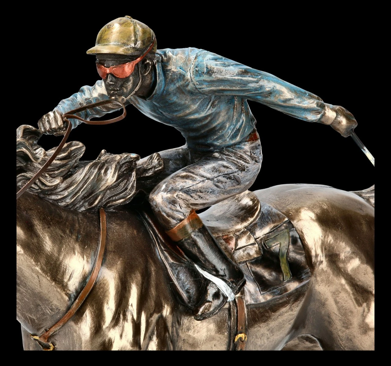 Jockey Figur - Reiter Nr. 7 Jockey Figur - Reiter Nr. 7 -Veronese 2D FS16085 Jockey Figur Reiter Nr