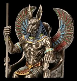 Anubis Figur Sitzend Auf Thron -Veronese 2D FS16155 Anubis Figur sitzend auf Thron 2 1280x1280