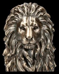 Sitzende Löwen Figur Auf Schwarzem Monolith -Veronese 2D FS16158 Sitzende Loewen Figur auf schwarzem Monolith 3 1280x1280