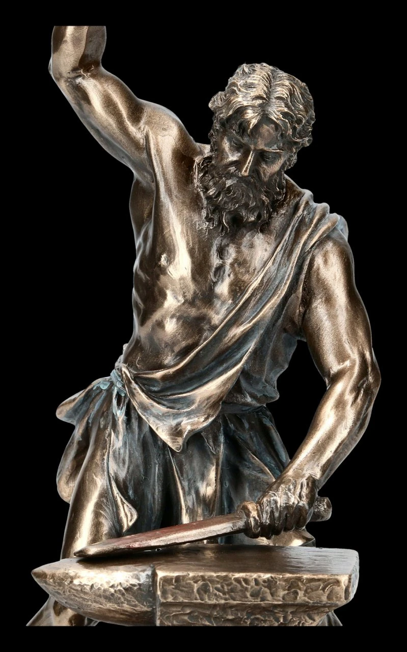 Hephaistos Figur - Griechischer Gott des Feuers Hephaistos Figur - Griechischer Gott Des Feuers -Veronese 2D FS18511 Hephaistos Figur Griechischer Gott des