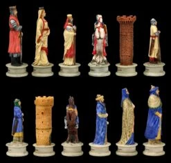 Schachfiguren Set - Kreuzritter Vs. Sarazenen -Veronese 2D FS21137 Schachfiguren Set Kreuzritter vs Sarazenen 8 1280x1280