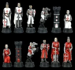 Schachfiguren Set - Tempelritter