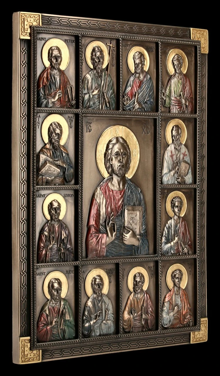 Wandrelief - Jesus und die 12 Apostel Wandrelief - Jesus Und Die 12 Apostel -Veronese 2D FS21162 Wandrelief Jesus und die 12