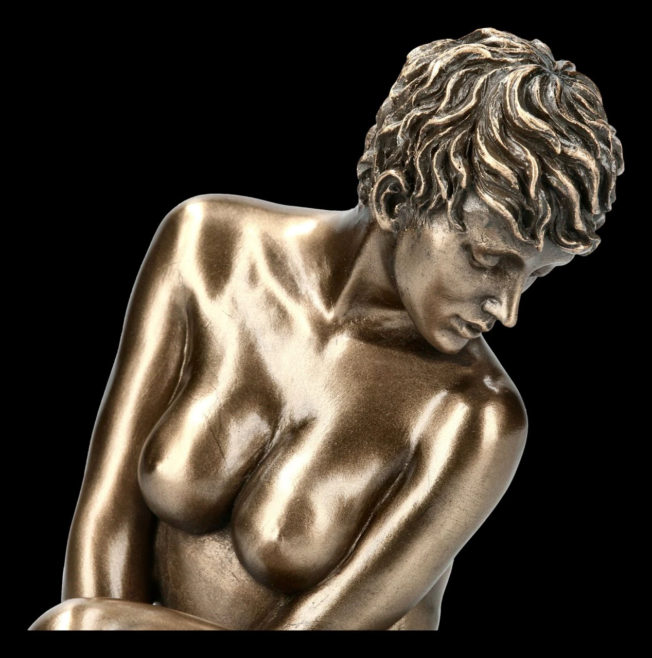 Weibliche Akt Figur - Melly mit kurzen Haaren Weibliche Akt Figur - Melly Mit Kurzen Haaren -Veronese 2D FS21785 Weibliche Akt Figur Sitzend mit kurzen