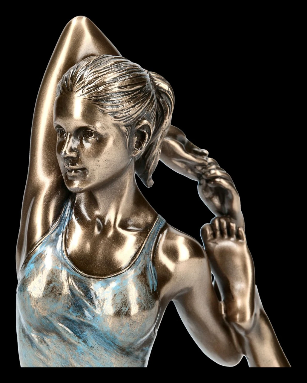 Weibliche Yoga Figur - Eka Pada Rajakapitasana Stellung Weibliche Yoga Figur - Eka Pada Rajakapitasana Stellung -Veronese 2D FS21791 Yoga Figur Eka Pada Rajakapitasana