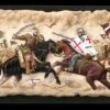 Wandbild - Schlacht Der Kreuzritter Vs. Sarazenen