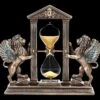 Sanduhr Mit Geflügelten Löwen