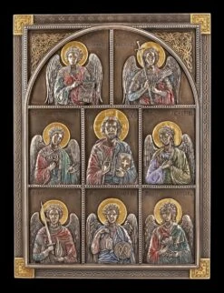 Wandrelief - Jesus Und Sieben Erzengel