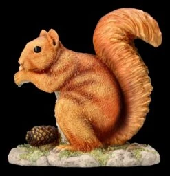 Eichhörnchen Figur Beim Fressen