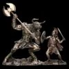 Theseus Figur Kämpft Gegen Minotaurus Set