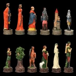 Schachfiguren Set - Robin Hood -Veronese 2D FS22996 Schachbrett Set Robin Hood rechts 1280x1280
