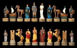 Schachfiguren Set - Kampf Um Troja - Groß -Veronese 2D FS22999 Schachfiguren Set Kampf um Troja gross total 1280x1280