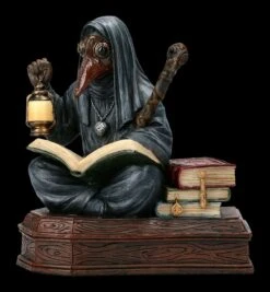 Pestdoktor Figur Auf Sarg - Apothecarius