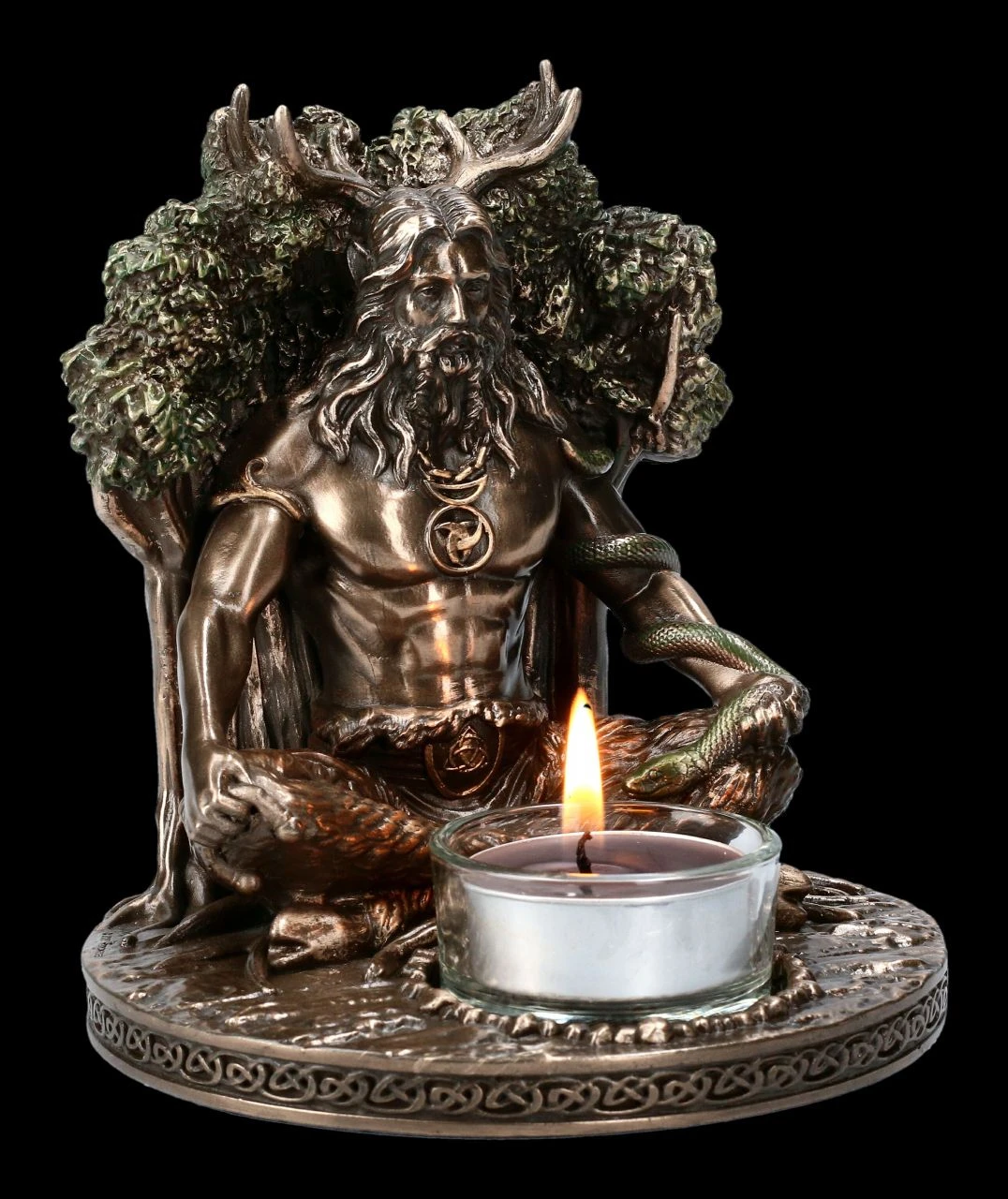 Teelichthalter - Keltischer Gott Cernunnos Teelichthalter - Keltischer Gott Cernunnos -Veronese 2D FS23042Teelichthalter Keltischer Gott