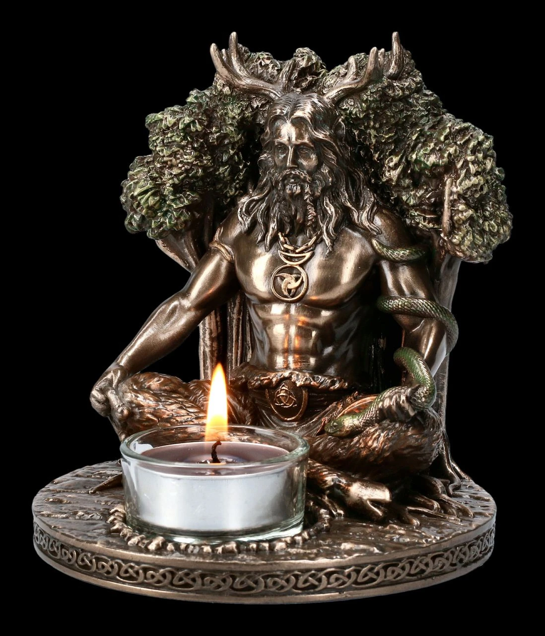Teelichthalter - Keltischer Gott Cernunnos Teelichthalter - Keltischer Gott Cernunnos -Veronese 2D FS23042Teelichthalter Keltischer Gott