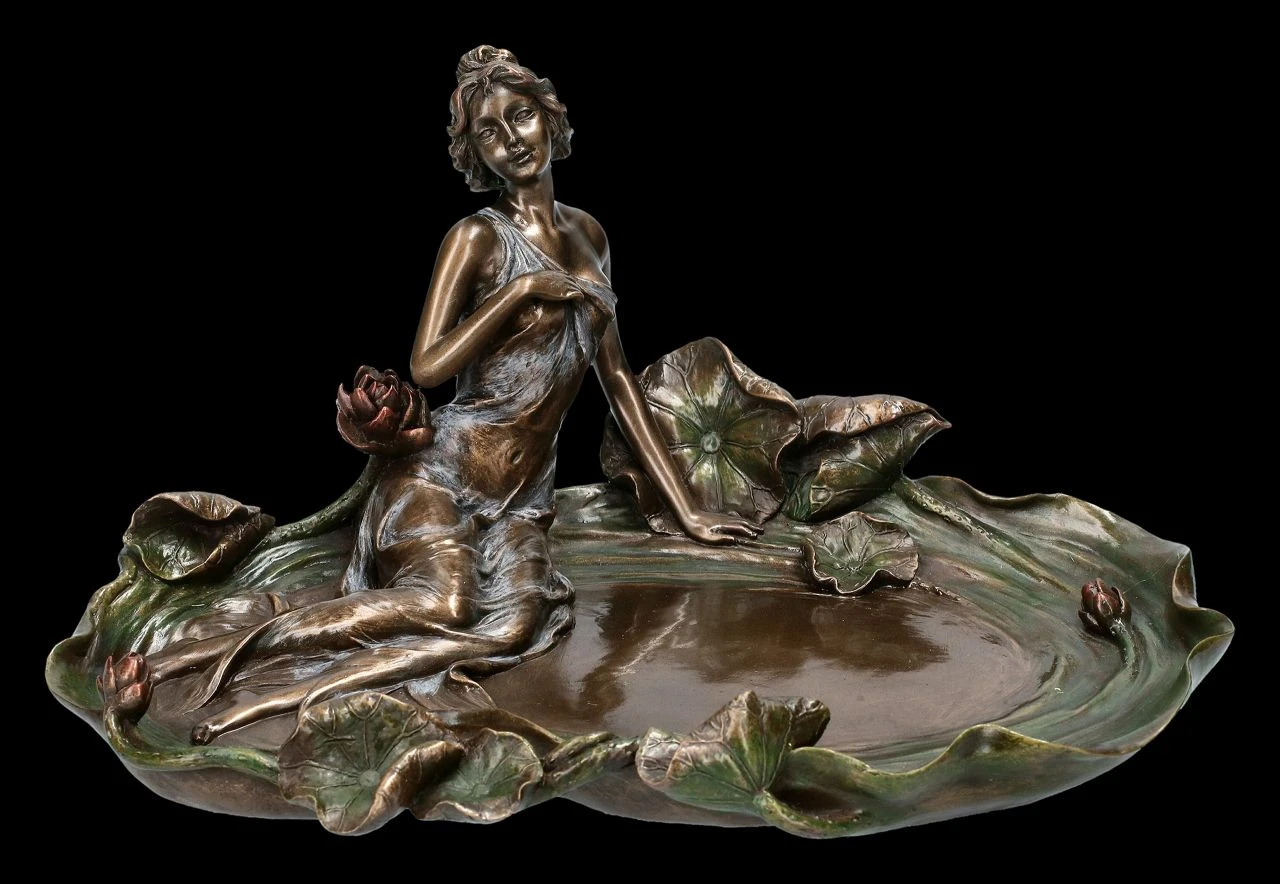 Art Nouveau Schale mit Nymphe Art Nouveau Schale Mit Nymphe -Veronese 2D FS23163 Art Nouveau Schale mit