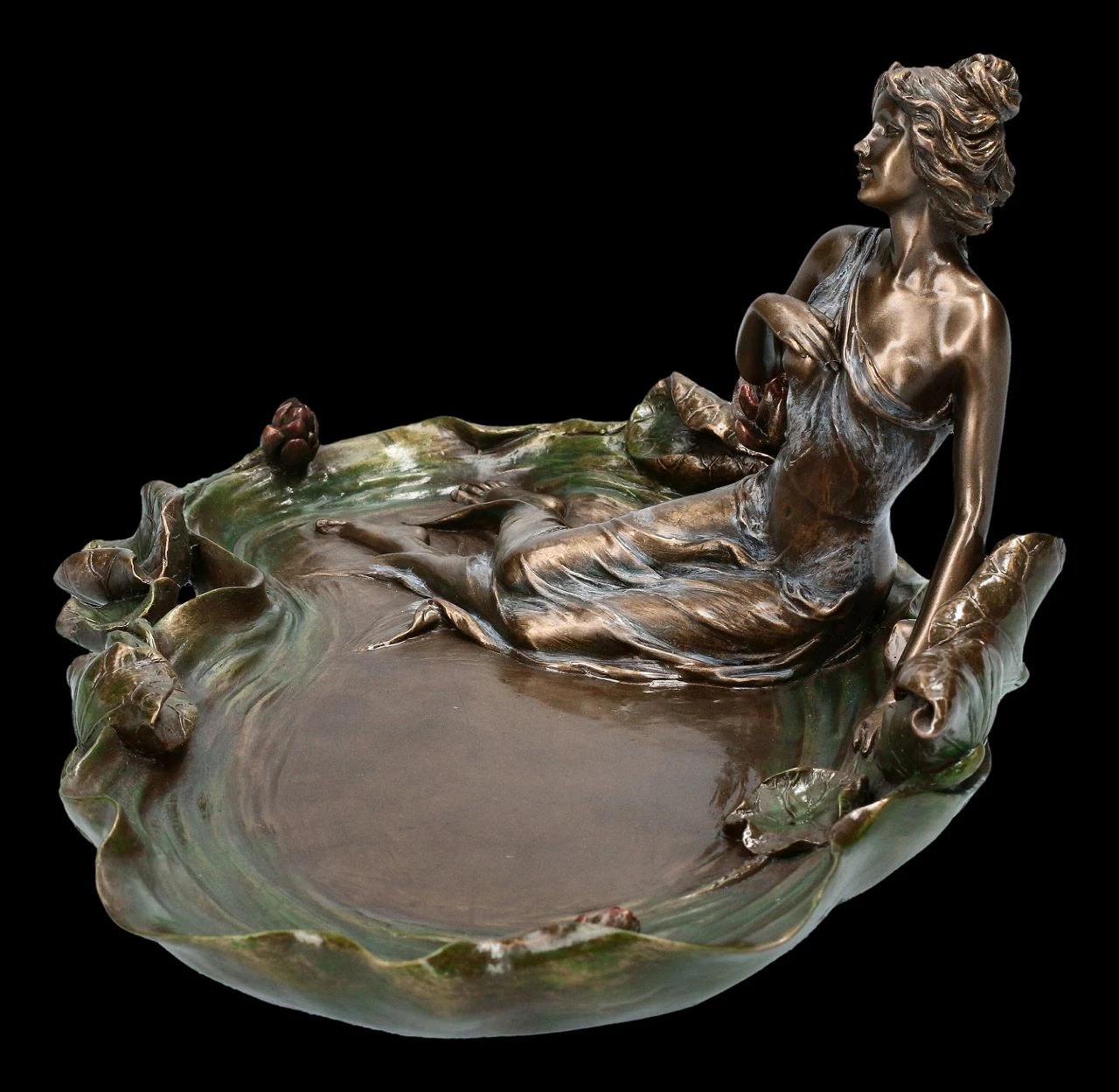 Art Nouveau Schale mit Nymphe Art Nouveau Schale Mit Nymphe -Veronese 2D FS23163 Art Nouveau Schale mit