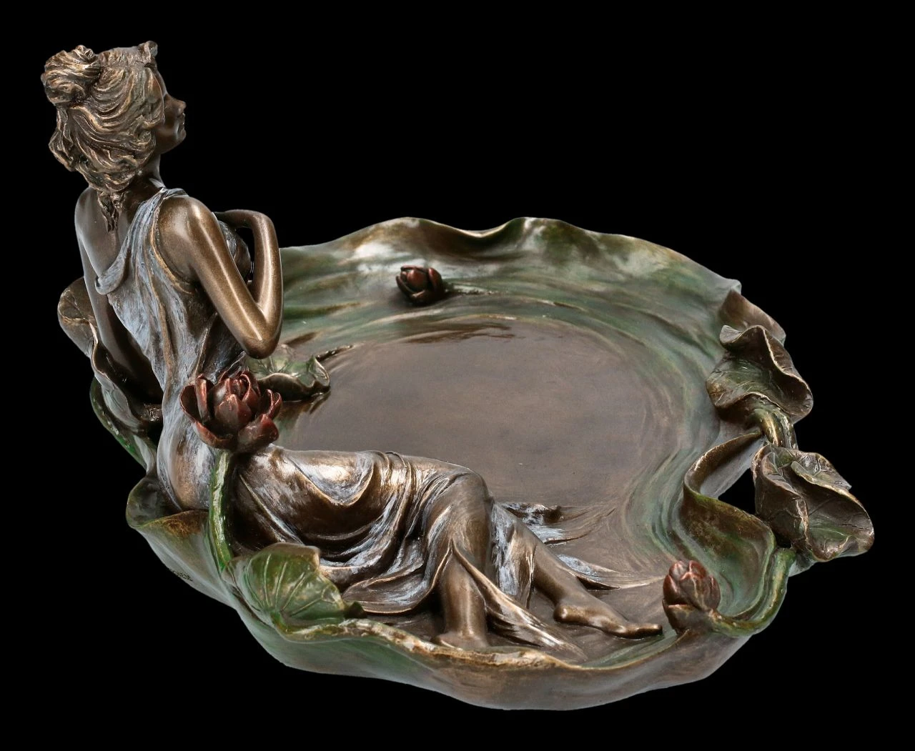 Art Nouveau Schale mit Nymphe Art Nouveau Schale Mit Nymphe -Veronese 2D FS23163 Art Nouveau Schale mit