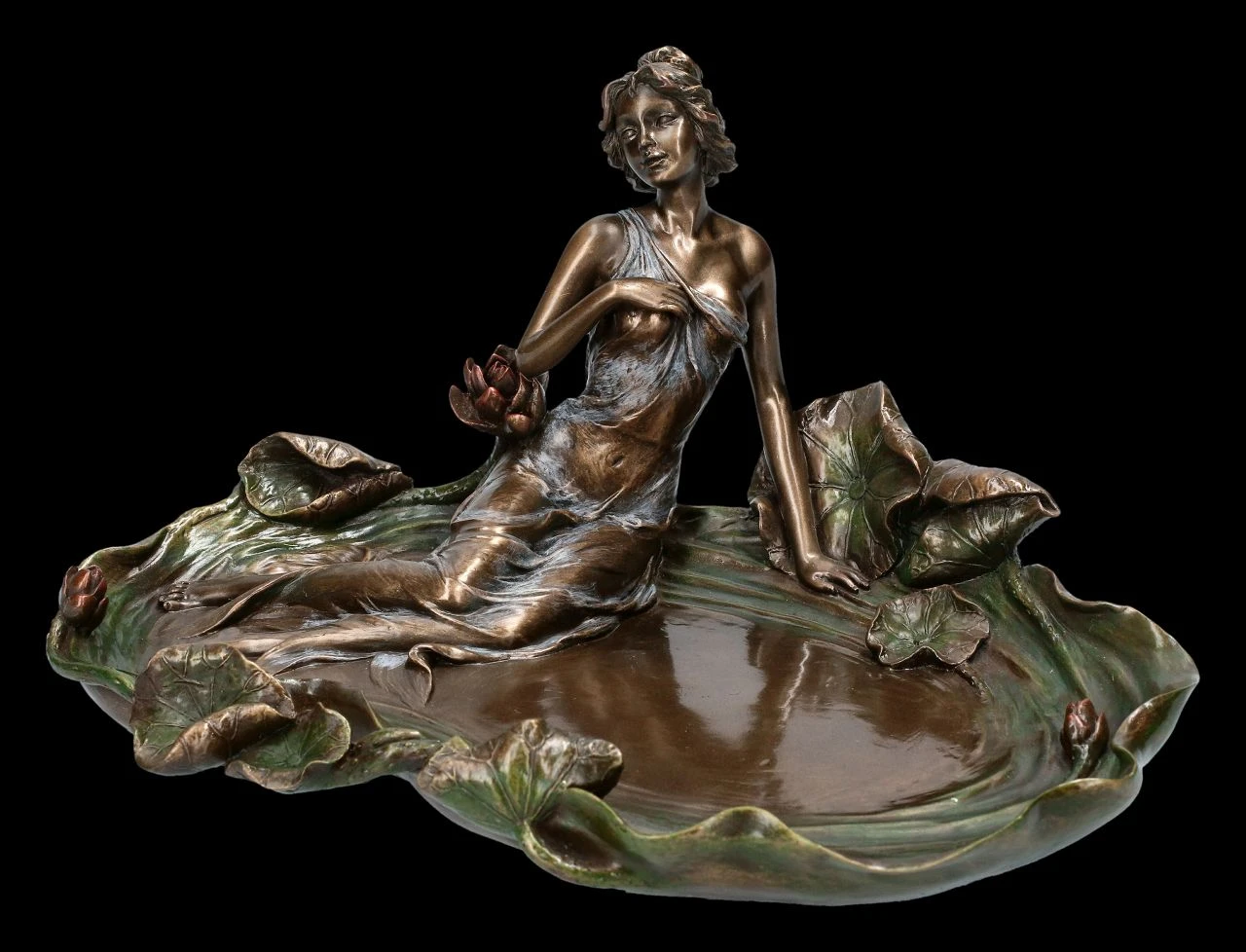 Art Nouveau Schale mit Nymphe Art Nouveau Schale Mit Nymphe -Veronese 2D FS23163 Art Nouveau Schale mit