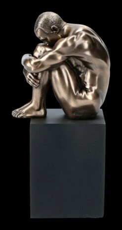 Akt Figur - Kauernder Mann Auf Monolith -Veronese 2D FS23195 Akt Figur Kauernder Mann auf Monolith 3 1280x1280