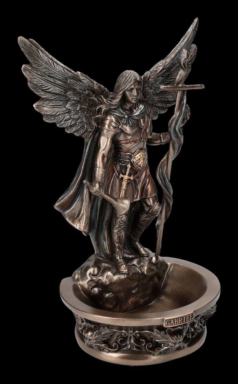 Erzengel Gabriel mit Weihwasserbecken Erzengel Gabriel Mit Weihwasserbecken -Veronese 2D FS23610 Erzengel Gabirel Figur mit