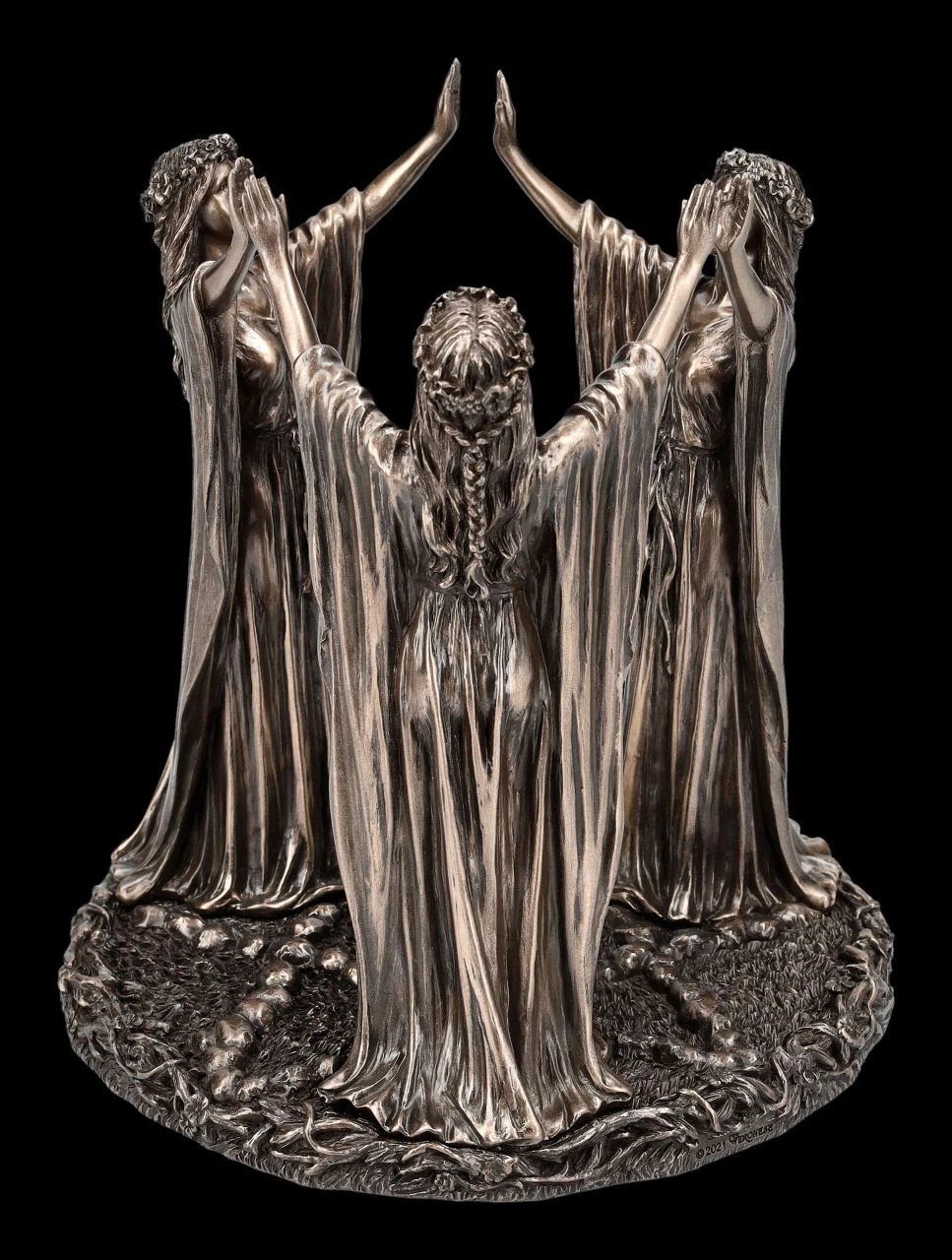 Teelichthalter - Dreifach Göttin Wicca Zeremonie Teelichthalter - Dreifach Göttin Wicca Zeremonie -Veronese 2D FS24132 Teelichthalter Dreifach G ttin Wicca