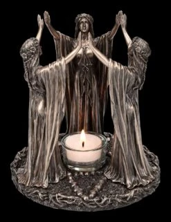 Teelichthalter - Dreifach Göttin Wicca Zeremonie