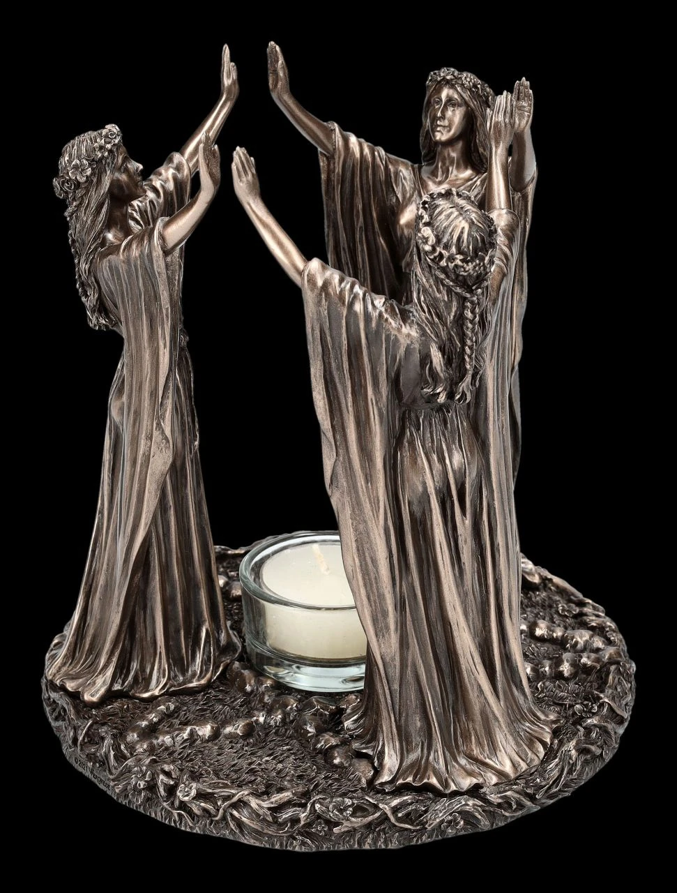 Teelichthalter - Dreifach Göttin Wicca Zeremonie Teelichthalter - Dreifach Göttin Wicca Zeremonie -Veronese 2D FS24132 Teelichthalter Dreifach Gottin Wicca