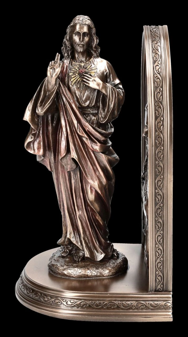 Buchstütze Jesus Figur - Heiligstes Herz Jesu Buchstütze Jesus Figur - Heiligstes Herz Jesu -Veronese 2D FS24272 Buchstutze Jesus Figur Heiligstes Herz