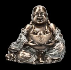 Buddha Figur Lachend Mit Yuan Bao