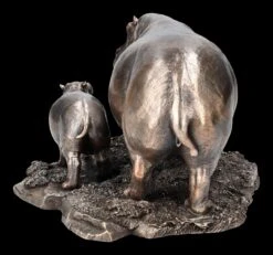 Nilpferd Figur - Mutter Mit Kalb -Veronese 2D FS24282 Nilpferd Figur Mutter mit Kalb 2 1280x1280