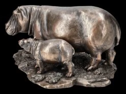 Nilpferd Figur - Mutter Mit Kalb -Veronese 2D FS24282 Nilpferd Figur Mutter mit Kalb 6 1280x1280