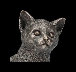 Katzenfigur Bronziert -Veronese 2D FS24347 Katzenfigur bronziert 11 1280x1280