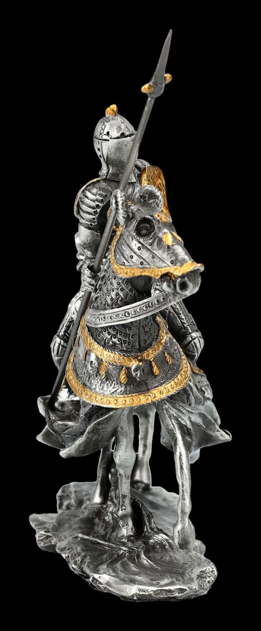 Zinn Figur - Ritter mit Pferd und erhobener Lanze Zinn Figur - Ritter Mit Pferd Und Erhobener Lanze -Veronese 2D FS24353 Zinn Figur Ritter mit Pferd und erhobener