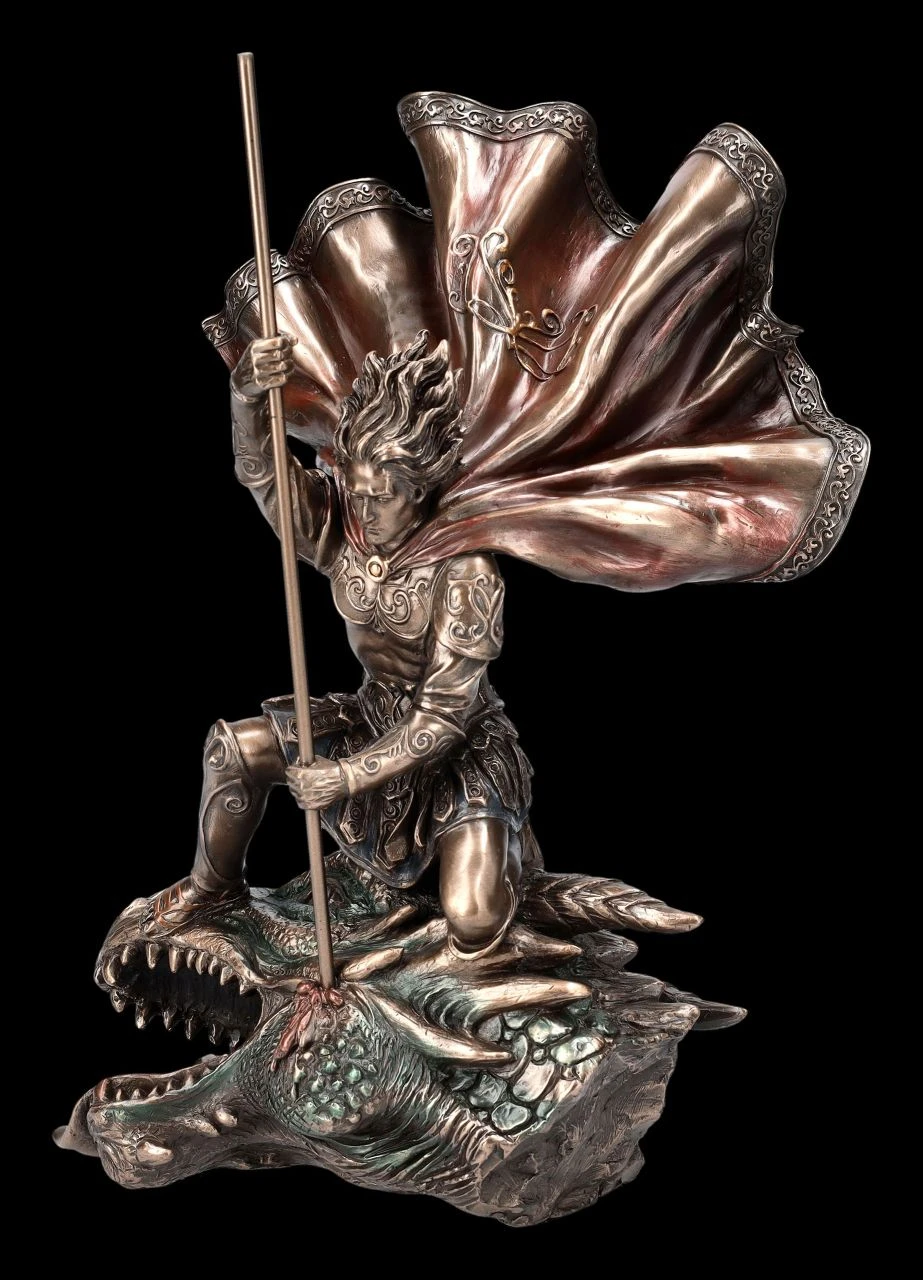 Heiliger Georg Figur mit Drachenkopf Heiliger Georg Figur Mit Drachenkopf -Veronese 2D FS24430 Heiliger Georg Figur mit