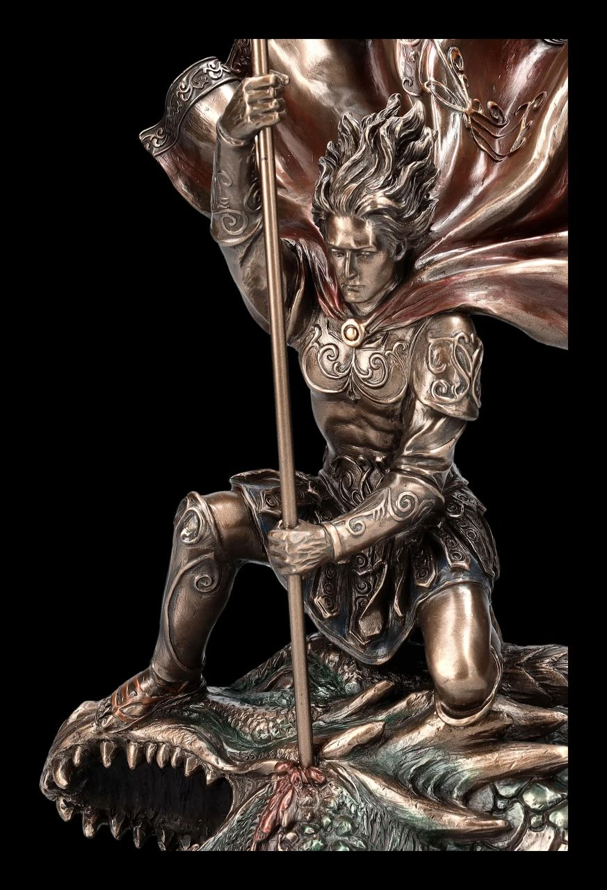 Heiliger Georg Figur mit Drachenkopf Heiliger Georg Figur Mit Drachenkopf -Veronese 2D FS24430 Heiliger Georg Figur mit