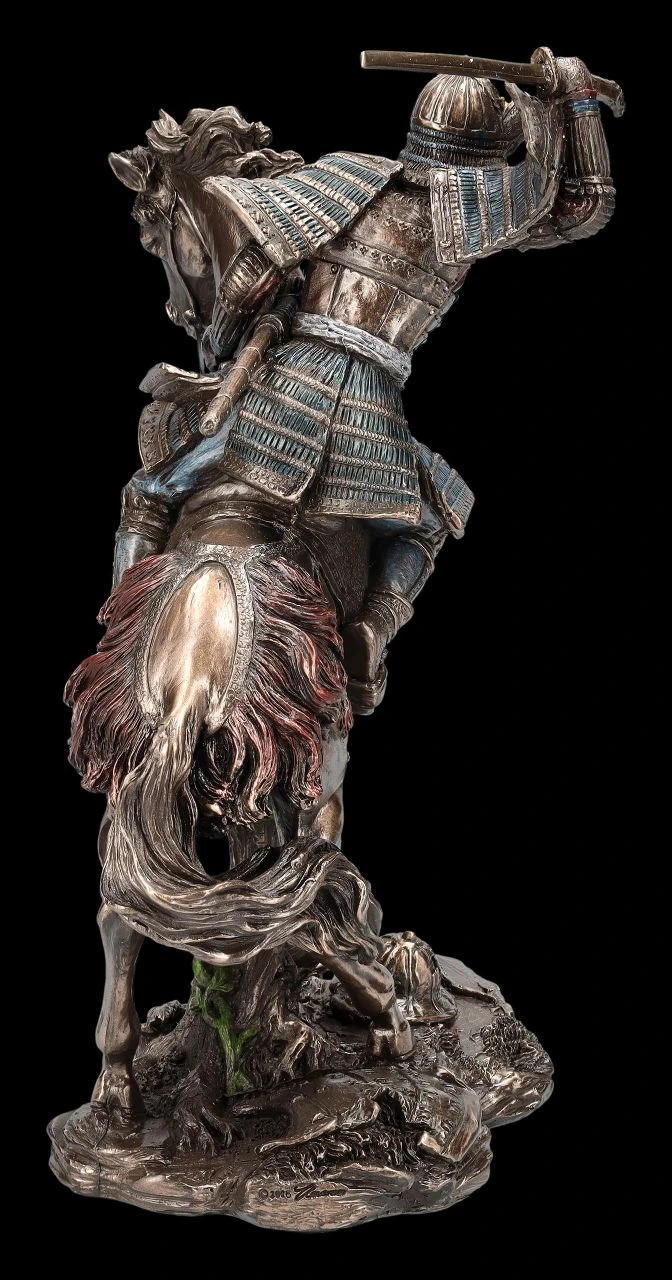 Samurai Figur - Krieger auf steigendem Pferd Samurai Figur - Krieger Auf Steigendem Pferd -Veronese 2D FS24685 Samurai Figur Krieger mit steigendem