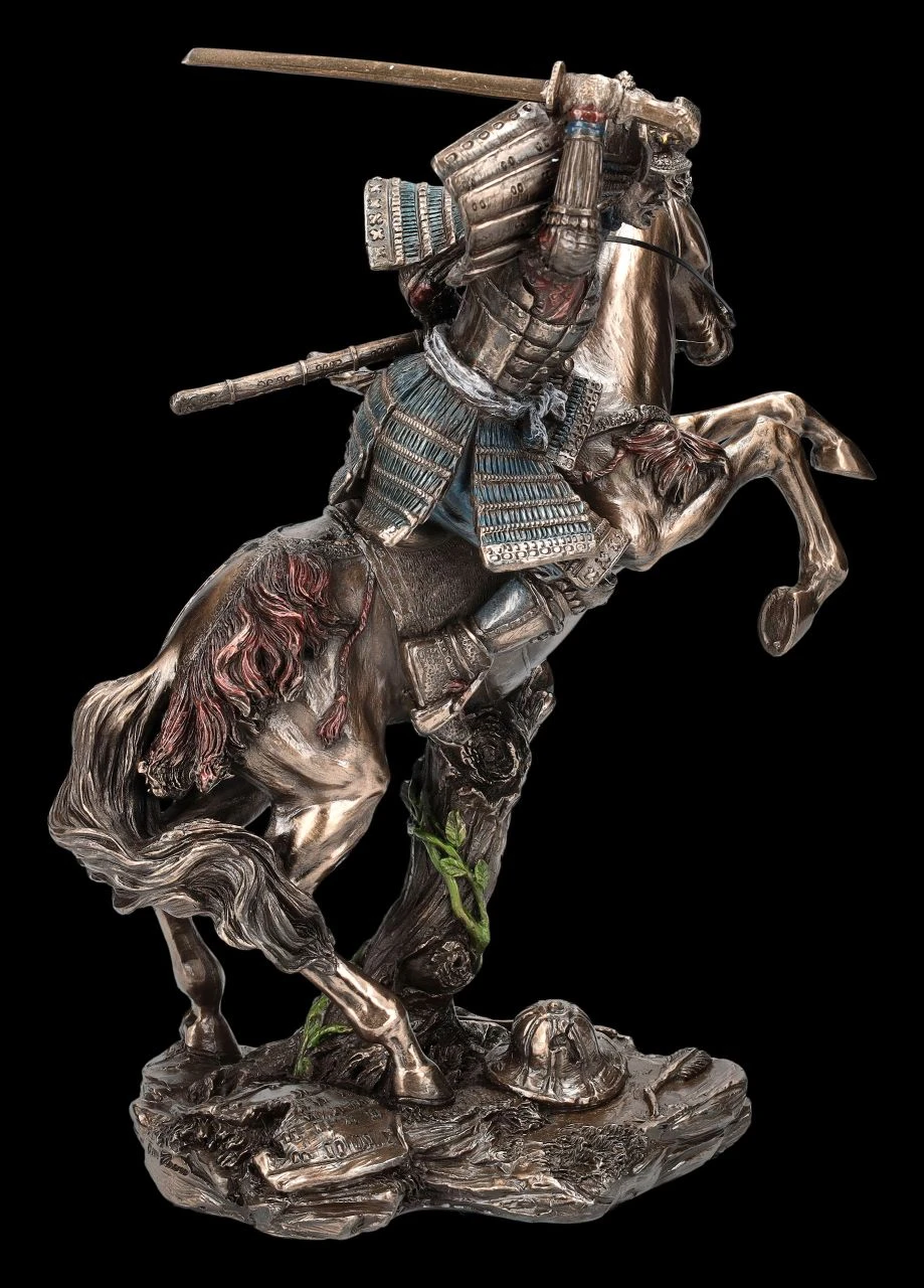Samurai Figur - Krieger auf steigendem Pferd Samurai Figur - Krieger Auf Steigendem Pferd -Veronese 2D FS24685 Samurai Figur Krieger mit steigendem