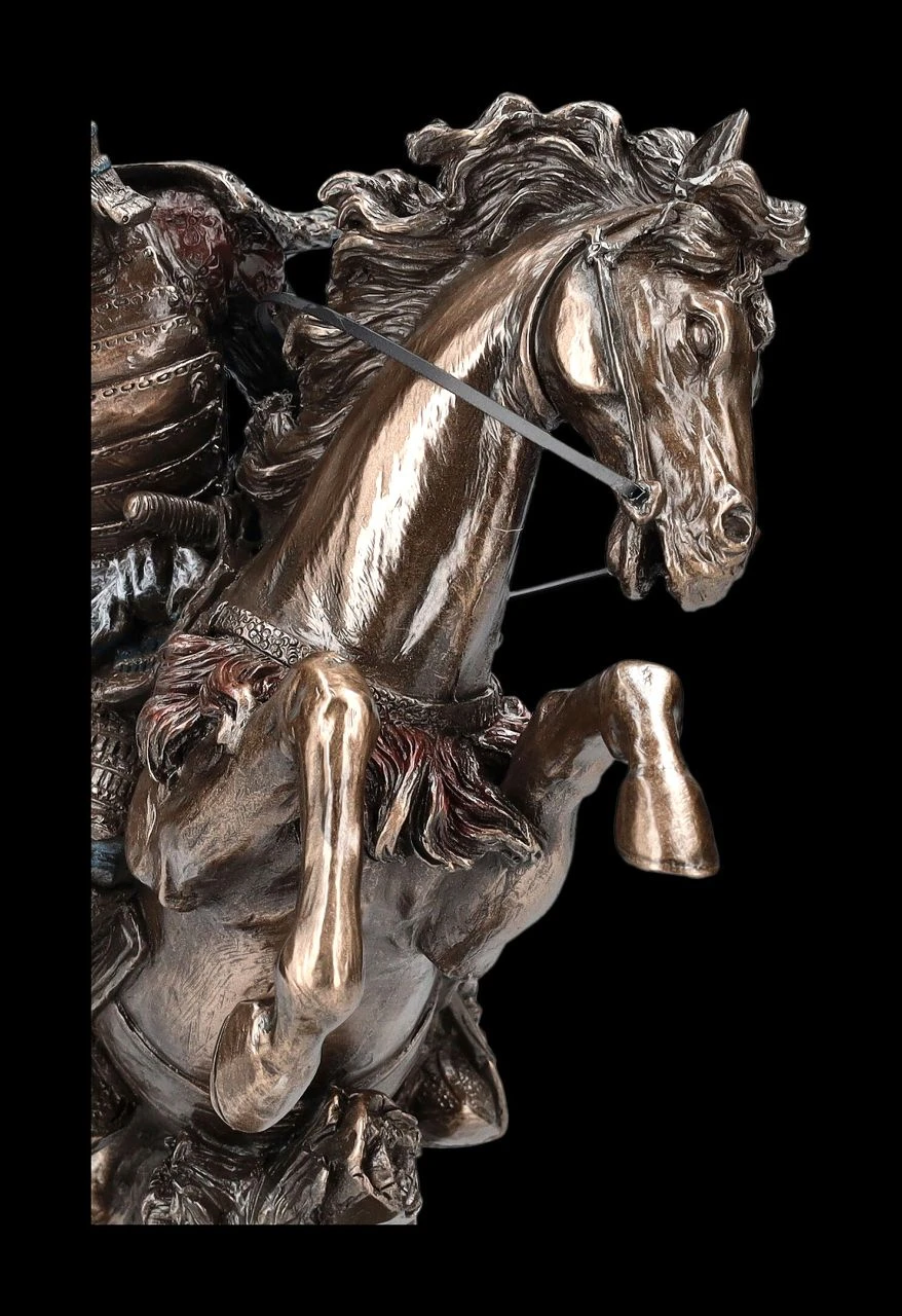 Samurai Figur - Krieger auf steigendem Pferd Samurai Figur - Krieger Auf Steigendem Pferd -Veronese 2D FS24685 Samurai Figur Krieger mit steigendem