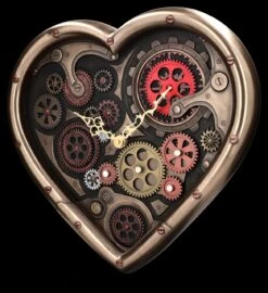 Wanduhr Steampunk Herz -Veronese 2D FS24815 Wanduhr Steampunk Herz 7 1280x1280