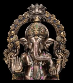 Ganesha Figur Unter Tempelbogen -Veronese 2D FS24817 Ganesha Figur unter TEmpelbogen 2 1280x1280