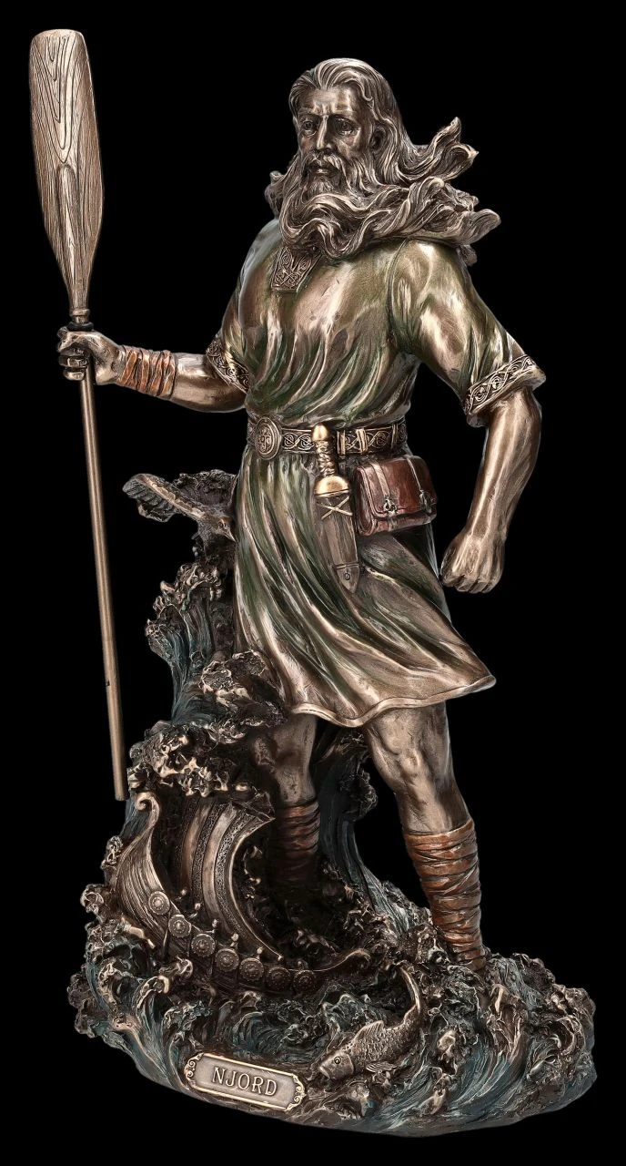 Njörd Figur - Germanischer Gott des Windes & Meeres Njörd Figur - Germanischer Gott Des Windes & Meeres -Veronese 2D FS24822 Njord Figur Germanischer Gott des Windes und