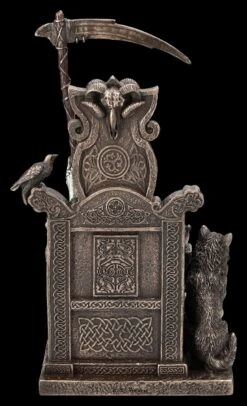 Hel Figur - Germanische Göttin Des Todes Auf Thron -Veronese 2D FS24829 Hel Figur Germanische Gottin des Todes auf Thron 3 1280x1280